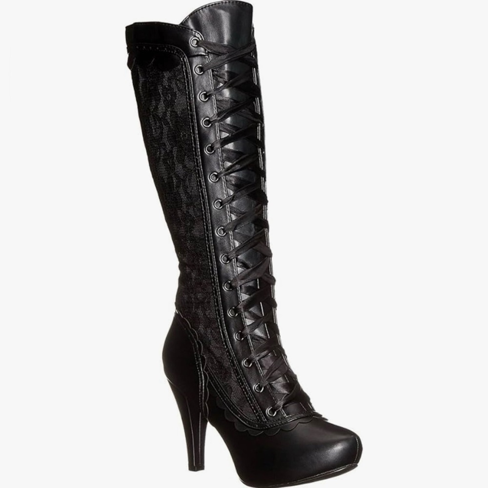Lace Halloween Costume Boots